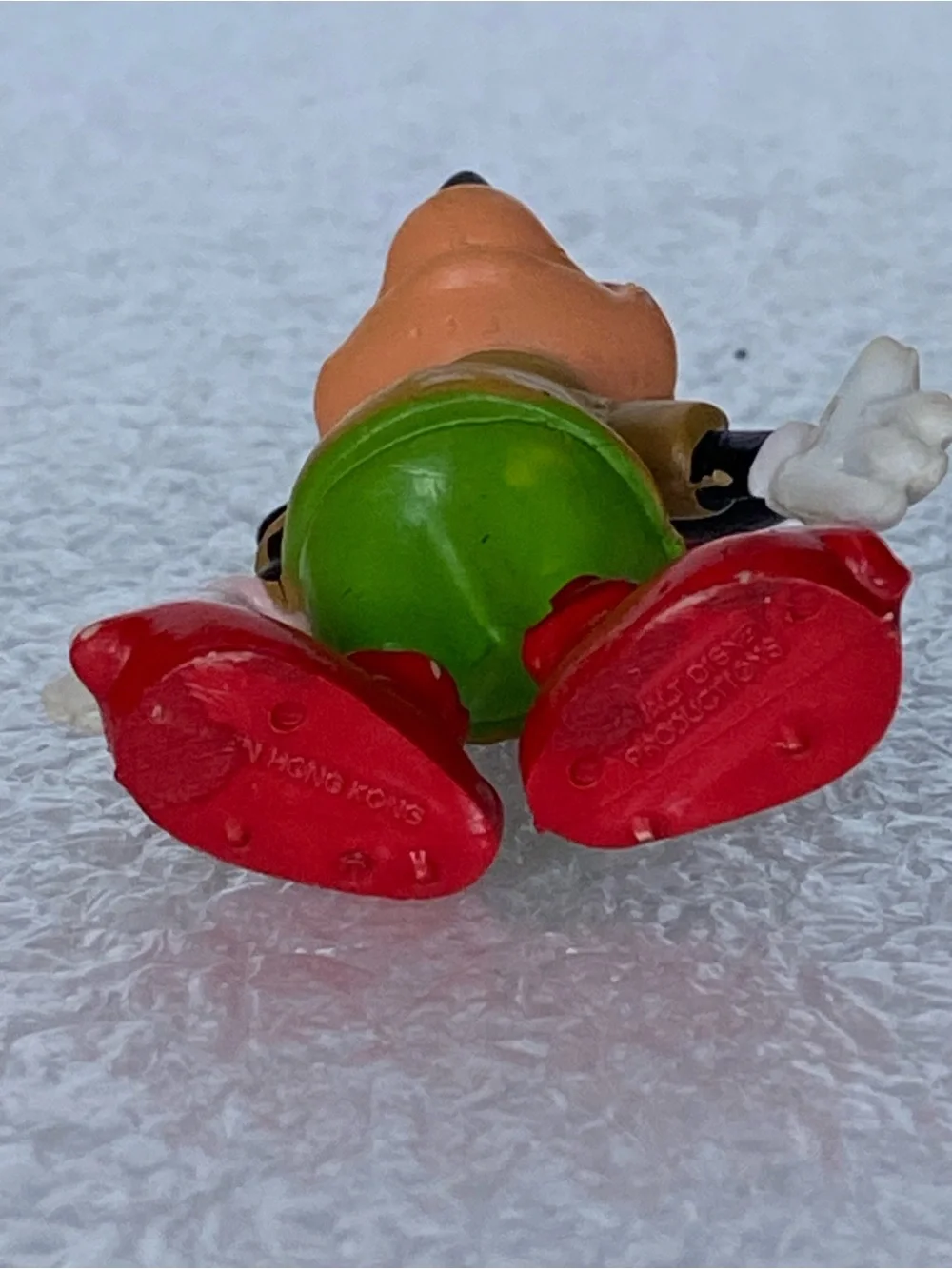 Vintage Walt Disney Productions Mickey Mouse Brave Little Tailor PVC Figure